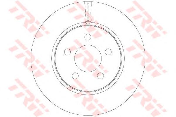 Тормозной диск TRW