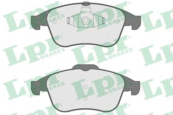 Комплект тормозных колодок, дисковый тормоз LPR