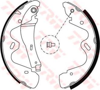 Комплект тормозных колодок TRW GS8483