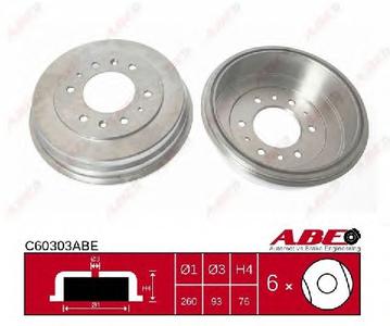 Тормозной барабан ABE C60303ABE