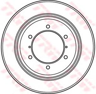 Тормозной диск TRW