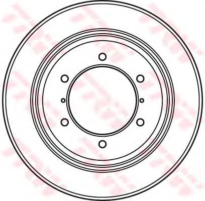 Тормозной диск TRW