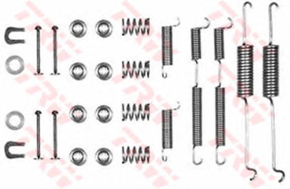 Комплектующие, тормозная колодка TRW