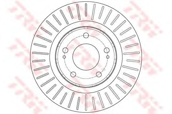 Тормозной диск TRW