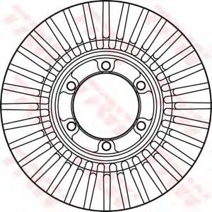 Тормозной диск TRW