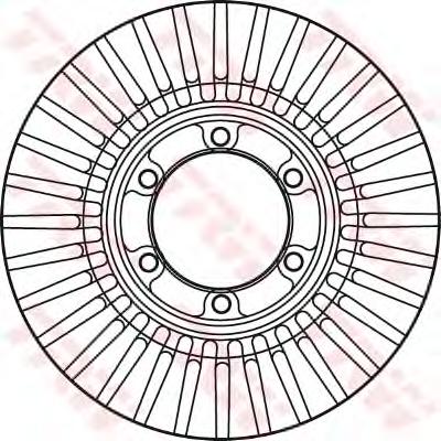 Тормозной диск TRW
