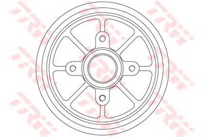 Тормозной барабан TRW DB4310MR