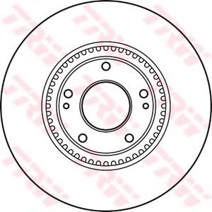 Тормозной диск TRW