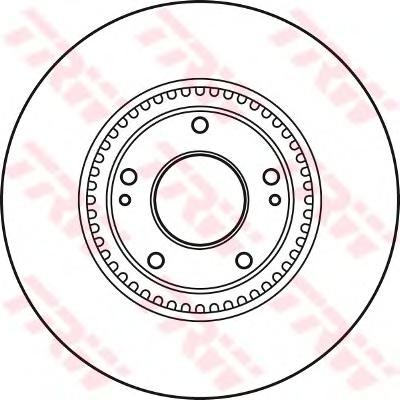 Тормозной диск TRW