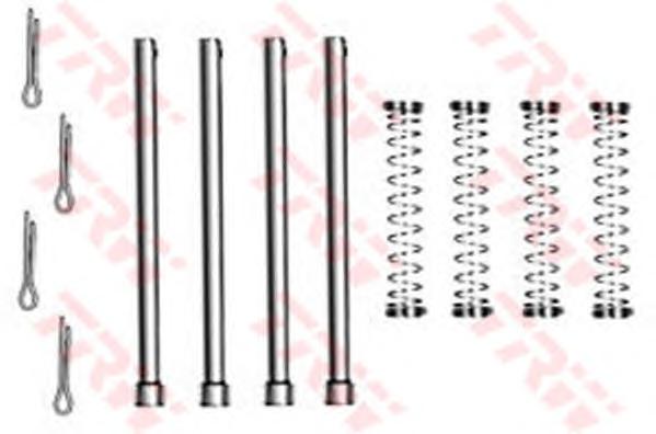 Комплектующие, колодки дискового тормоза TRW