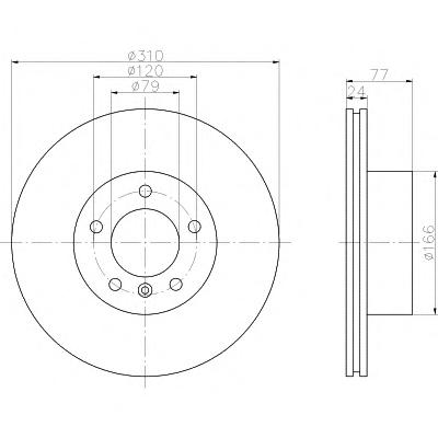 Тормозной диск TEXTAR