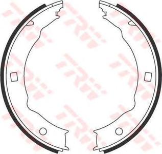 Комплект тормозных колодок, стояночная тормозная система TRW GS8683