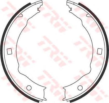 Комплект тормозных колодок, стояночная тормозная система TRW