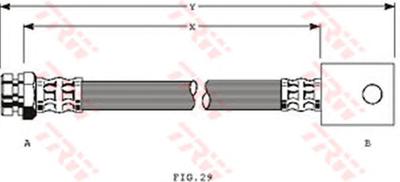 Тормозной шланг TRW PHA325