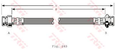 Тормозной шланг TRW PHA364
