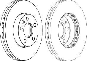 Тормозной диск FERODO