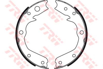 Комплект тормозных колодок, стояночная тормозная система TRW