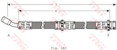Тормозной шланг TRW PHD198