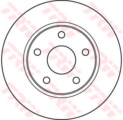 Тормозной диск TRW