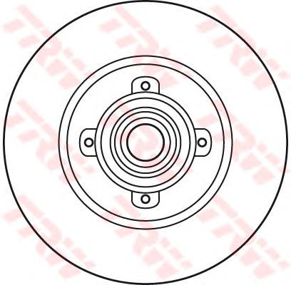 Тормозной диск TRW