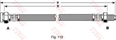 Тормозной шланг TRW PHB300