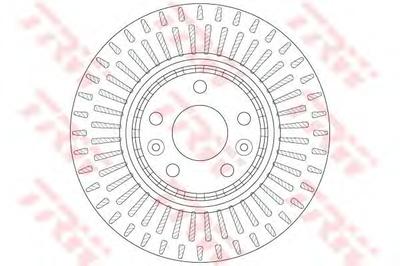 Тормозной диск TRW DF6208S