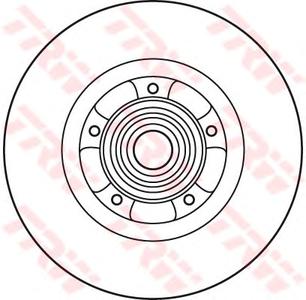 Тормозной диск TRW