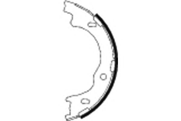 Комплект тормозных колодок, стояночная тормозная система TEXTAR