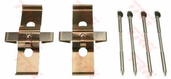 Комплектующие, колодки дискового тормоза TRW