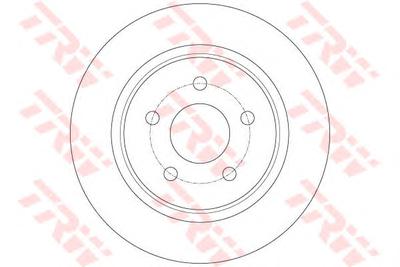 Тормозной диск TRW DF6150
