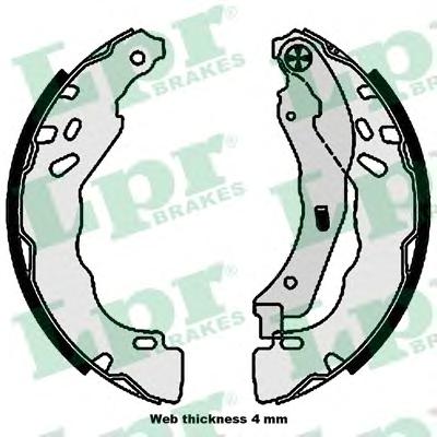 Комплект тормозных колодок LPR