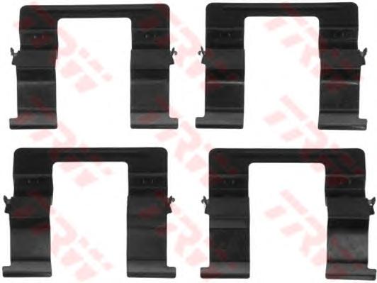 Комплектующие, колодки дискового тормоза TRW