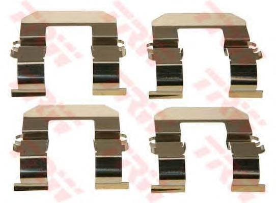 Комплектующие, колодки дискового тормоза TRW