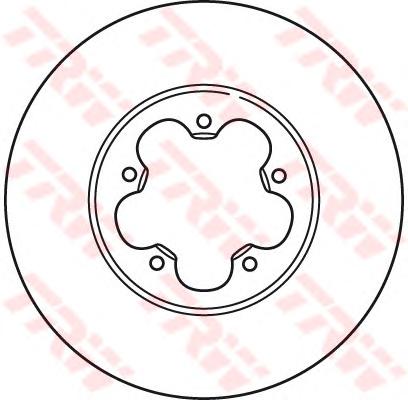Тормозной диск TRW