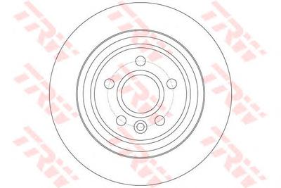 Тормозной диск TRW DF6187