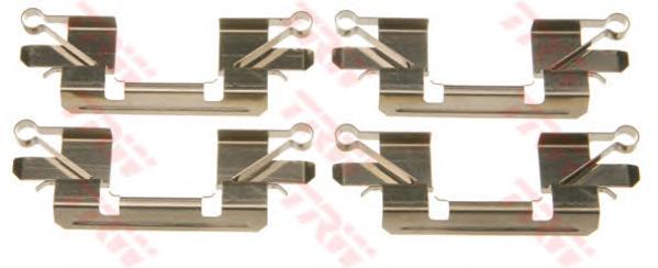 Комплектующие, колодки дискового тормоза TRW