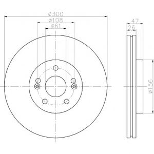 Тормозной диск TEXTAR 98200 1190 0 1