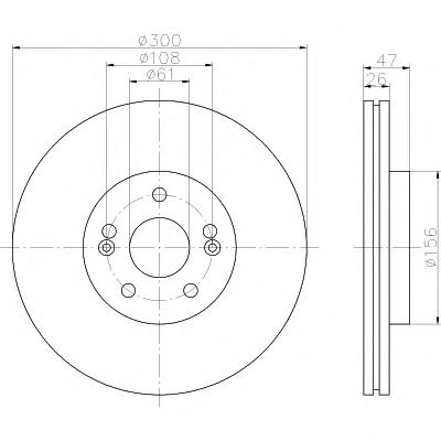 Тормозной диск TEXTAR