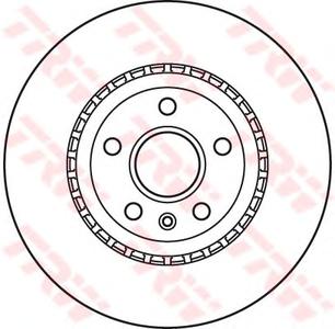 Тормозной диск TRW DF6113S