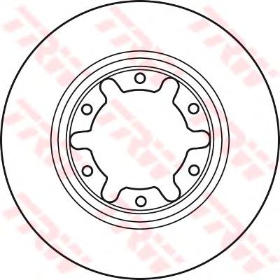 Тормозной диск TRW