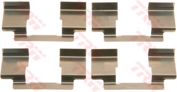 Комплектующие, колодки дискового тормоза TRW