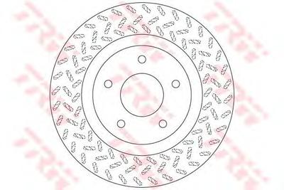 Тормозной диск TRW DF6206