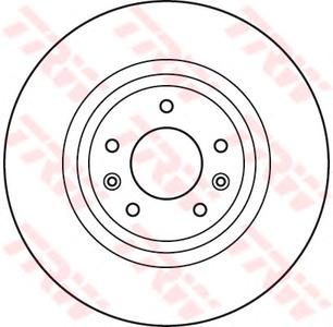 Тормозной диск TRW