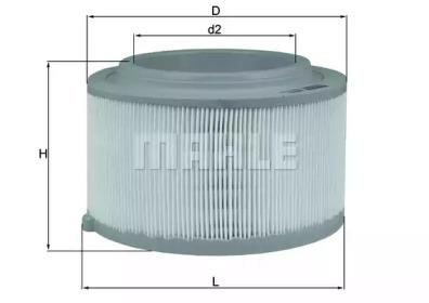 Воздушный фильтр KNECHT LX3458