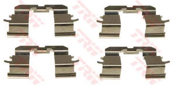 Комплектующие, колодки дискового тормоза TRW