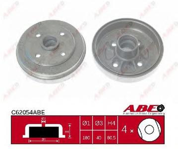 Тормозной барабан ABE C62054ABE
