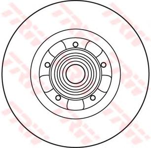 Тормозной диск TRW