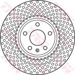 Тормозной диск TRW