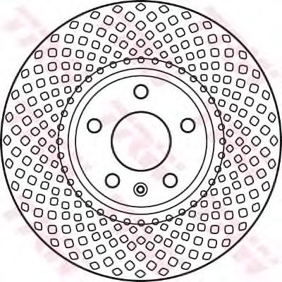 Тормозной диск TRW