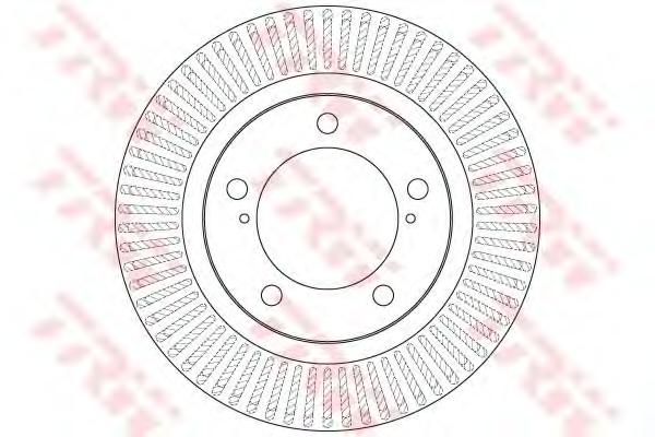 Тормозной диск TRW